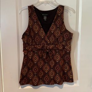 INC International Paisley Sleeveless Top